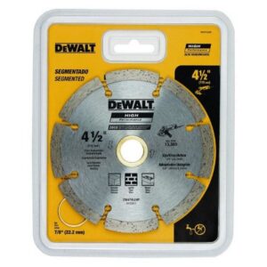 DISCO CONCRETO DIAMANTADO SEGMENTADO 4-1/2" DEWALT