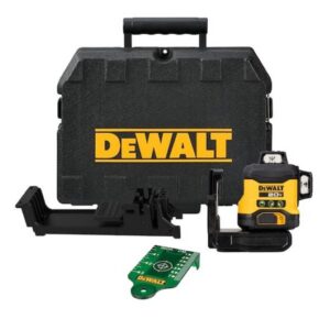 NIVEL LASER VERD 12V/20V 3 LÍNEAS CRUZADAS 360° DEWALT