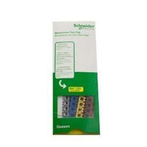 CLIPS DE MARCACION CAJA POR 100 UNIDADES 10 - 8 AWG REFERENCIA 132 NUMERO 0 AL 9 - DEXSON DXN22C209