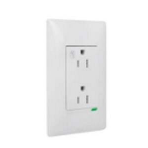 TOMACORRIENTE DÚPLEX CON PROTECCION AUMENTADA TR FUTURA - LEGRAND