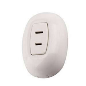 TOMACORRIENTE TIPO AMERICANO SENCILLO 2P, 15A, 127V GLADIA - LEGRAND GRL-IND GS-030M
